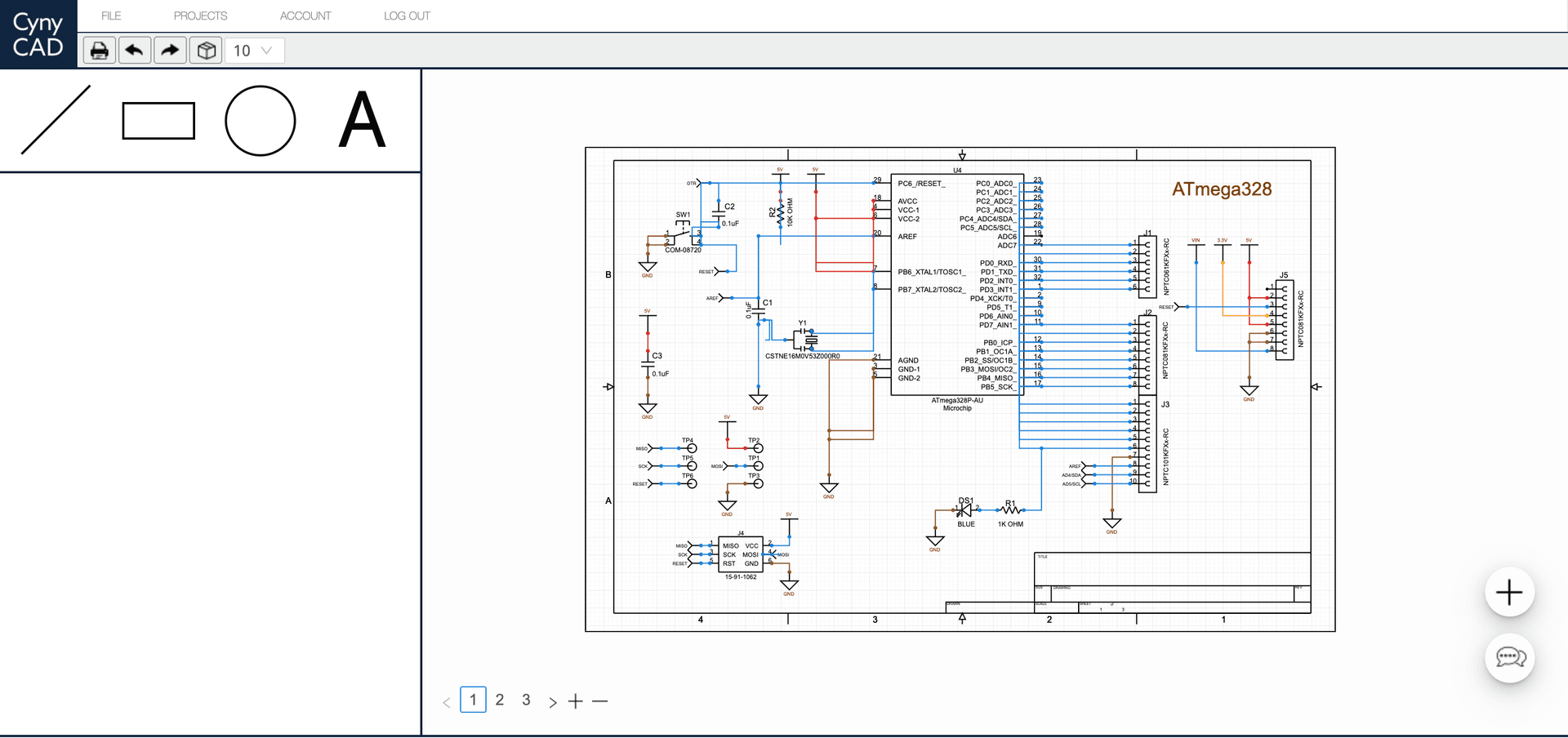 Schematic design interface